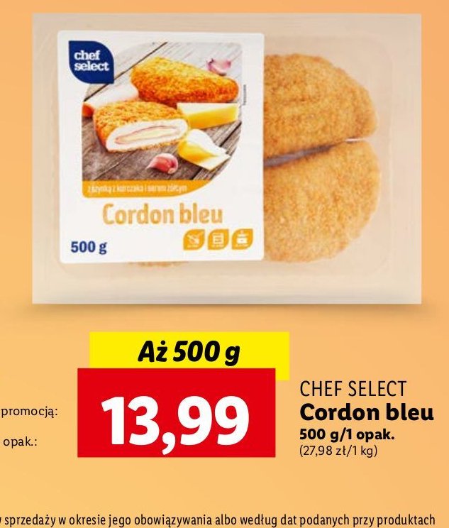 Cordon bleu Chef select promocja