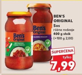 Sos s艂odko-kwa艣ny ananasowy Ben's original promocja