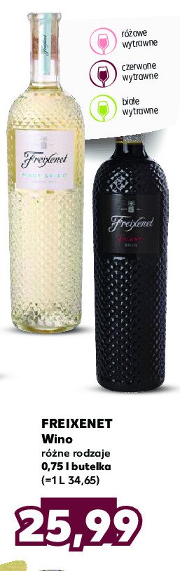 Wino Freixenet chianti dry promocja