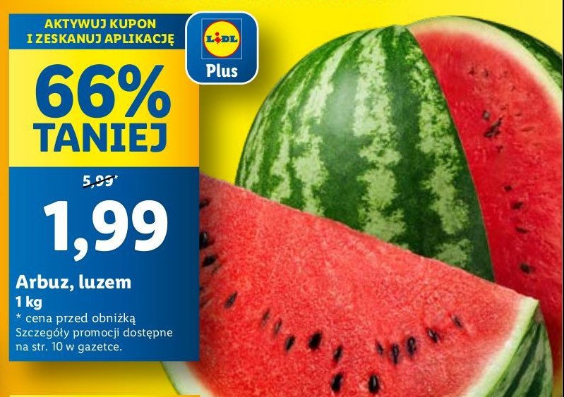 Arbuz promocja w Lidl