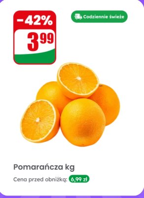 Pomarańcze promocja w Dino