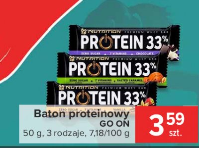 Baton czekoladowy protein 33% Go on! promocja