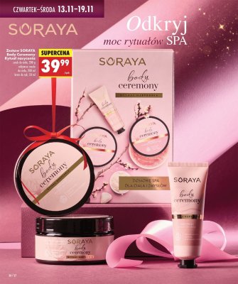 Zestaw Body Ceremony Rytuał Nasycenia: scrub do ciała, masło do ciała, krem do rąk promocja w Biedronka