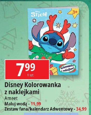 Kolorowanka z naklejkami disney promocja w Leclerc