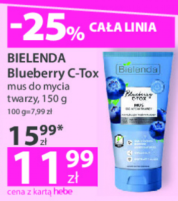 Mus do tarzy blueberry c-tox Bielenda promocja