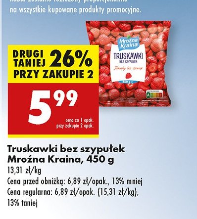 Truskawki Mroźna kraina promocja