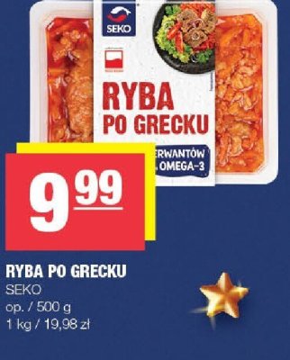 Ryba po grecku Seko promocja w SPAR
