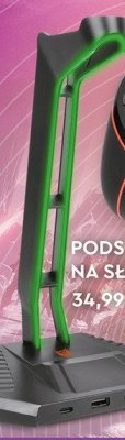 Podstawka na słuchawki z USB  promocja w Biedronka