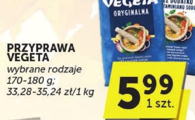 Przyprawa Vegeta wybrane rodzaje 170-180 g promocja w ABC
