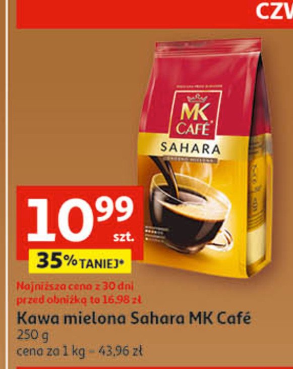 Kawa Mk cafe sahara promocja