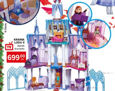 Zamek arendelle kraina lodu 2 promocja