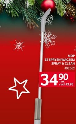 Mop MOP ZE SPRYSKIWACZEM SPRAY & CLEAN promocja w Selgros