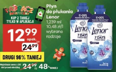 Płyn do płukania Lenor promocja w Delikatesy Centrum
