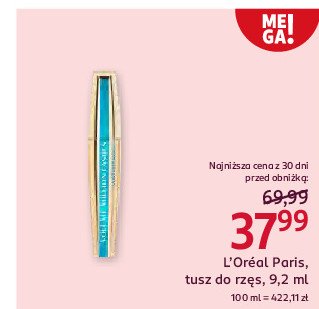 Tusz do rzęs L'OREAL VOLUME MILLION LASHES WATERPROOF promocja w Rossmann