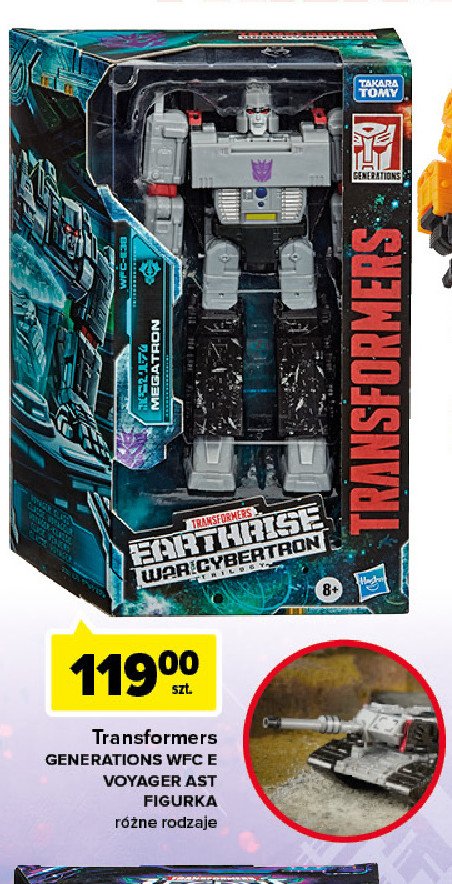 Figurka transformers earthrise war for cybertron megatron Hasbro promocja