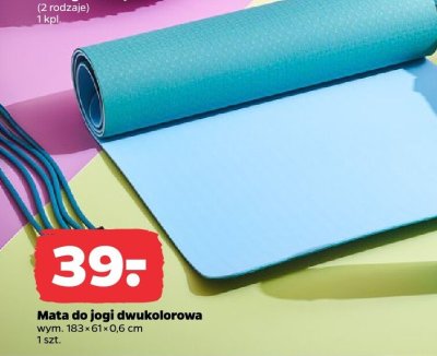 Mata do jogi dwukolorowa 183x61x0,6 cm Netto promocja w Netto