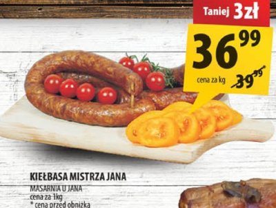 Kiełbasa mistrza jana Masarnia u Jana promocja w Arhelan