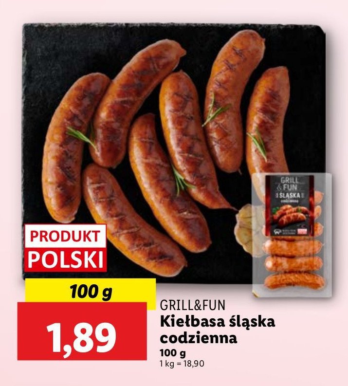 Kie艂basa 艣l膮ska Grill and fun promocja