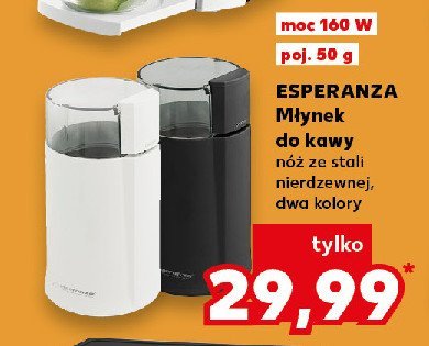 Młynek do kawy 160w czarny Esperanza promocja