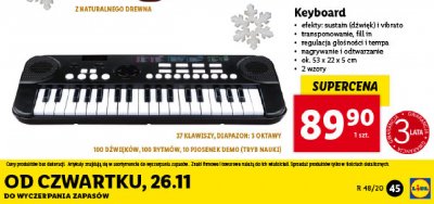 Keyboard 53 x 22 x 5 cm promocja