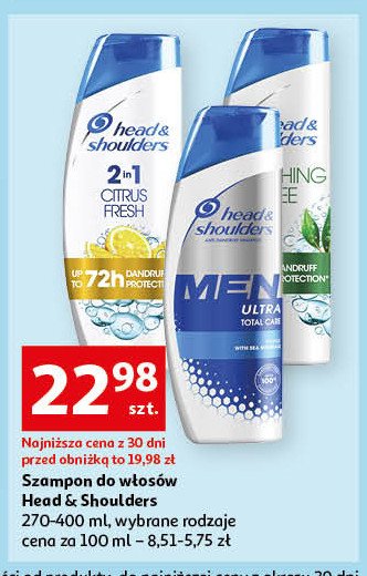 Szampon do w艂os贸w citrus breeze 2in1 Head&shoulders promocja