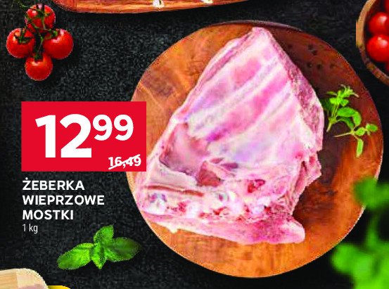 Żeberka wieprzowe mostki promocja w Stokrotka