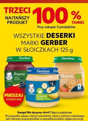 Deserki Gerber w słoiczkach promocja w Kaufland