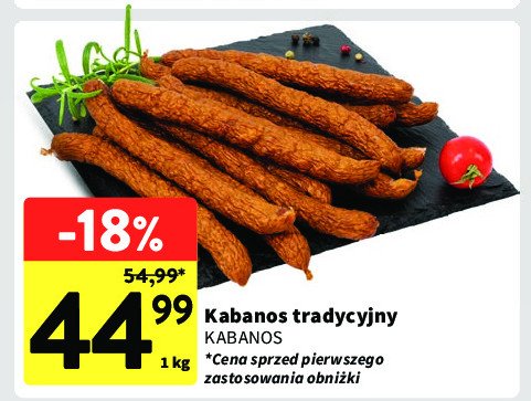 Kabanos tradycyjnie wyrabiany promocja