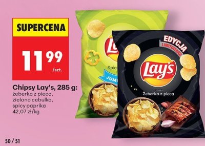 Chipsy Lay's, 285 g promocja w Biedronka