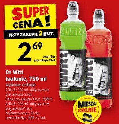 Napój Dr Witt Isotonic, 750 ml promocja w Twój Market