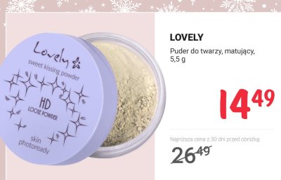 Puder do twarzy, matujący promocja w Rossmann