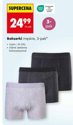 Bokserki męskie 3-pak promocja w Biedronka