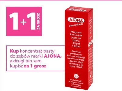 Pasta do zębów AJONA Stomaticum koncentrat promocja w Hebe