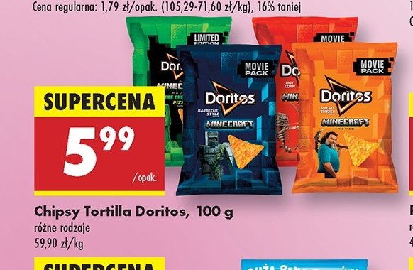 Natchosy taco Doritos promocja w Biedronka