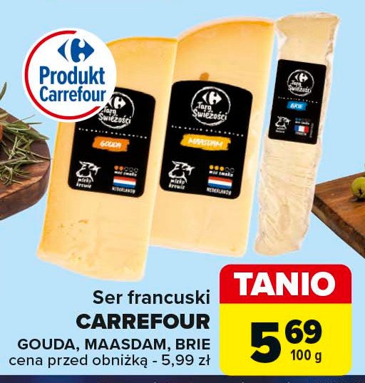 Ser brie Carrefour targ świeżości promocja