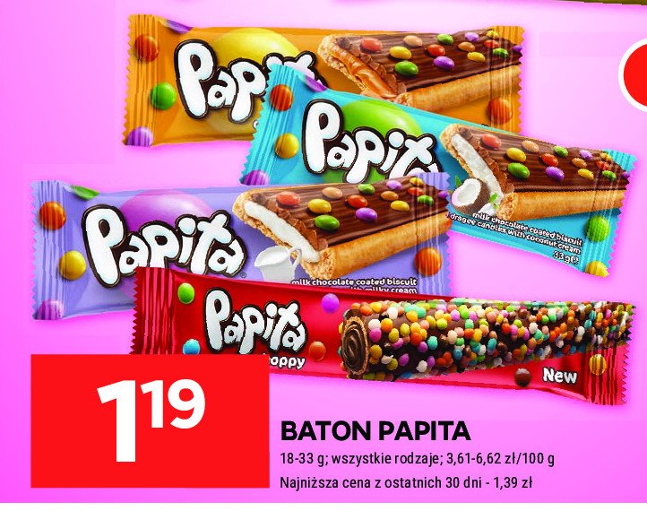 Baton karmelowy Papita promocja