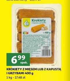 Krokiety z kapusta i grzybami Podniesiony kciuk promocja w Kaufland