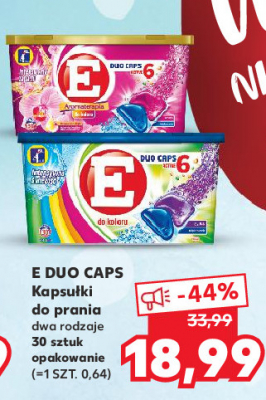 Kapsułki do prania color E duo-caps promocja