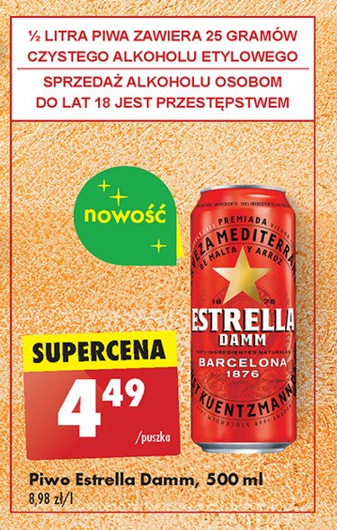 Piwo Estrella damm promocja