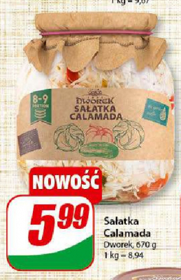 Sałatka calamada Dworek promocja
