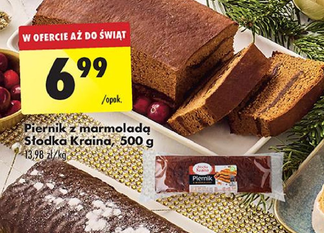 Piernik z marmoladą Słodka kraina promocja w Biedronka