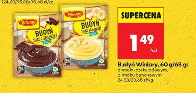 Budyń o smaku czekoladowym promocja w Biedronka