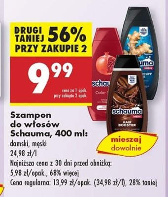 Szampon hair booster Schauma for men promocja