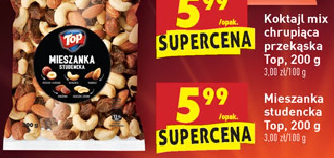 Mieszanka studencka Top chips Top (biedronka) promocja