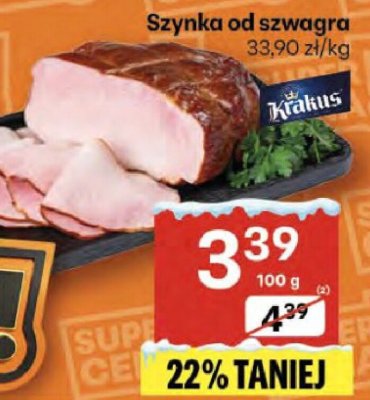 Szynka od szwagra promocja w Delikatesy Centrum