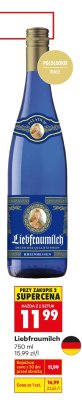 Wino Liebfraumilch 750 ml promocja w Biedronka