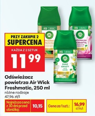 Odświeżacz powietrza Freshmatic, 250 ml różne rodzaje promocja w Biedronka