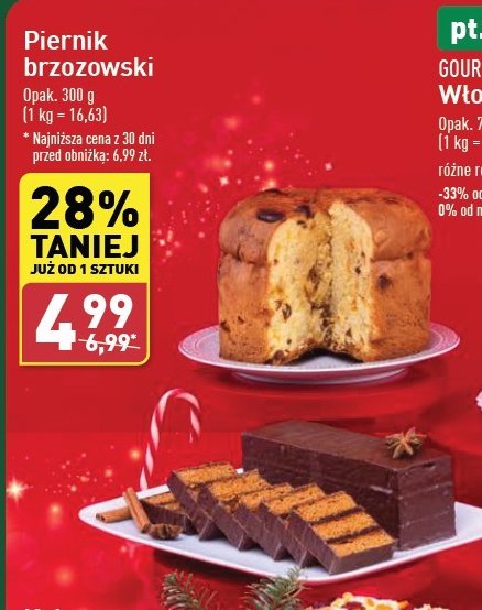 Piernik brzozowski Gran-pik promocja w Aldi