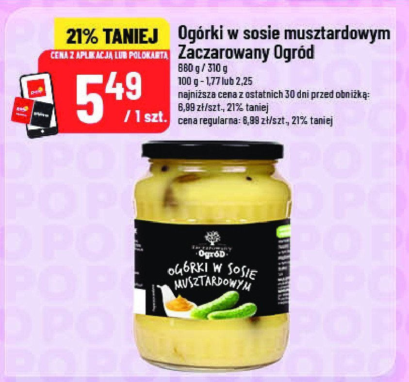 Og贸rki w sosie musztardowym Zaczarowany ogr贸d promocja