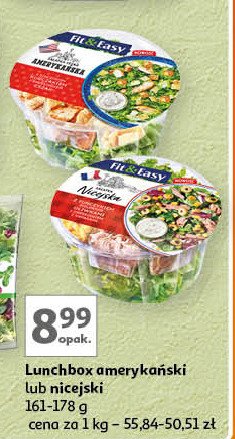 Lunchbox amerykański Fit & easy promocja